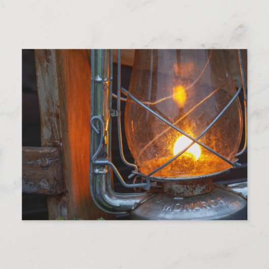 プレインズキャンプのランタン、クルーガー国立公園 ポストカード (正面)