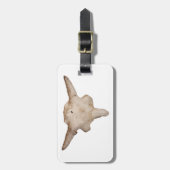 プレインズバイソンスカル ラゲッジタグ (正面縦)