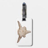 プレインズバイソンスカル ラゲッジタグ (裏面縦)