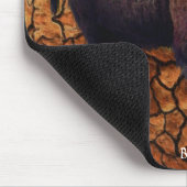 プレインズバッファロー素朴アースワイルドライフアートマウスパッド マウスパッド (コーナー)