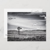 プレインズポストカードの風車 ポストカード (正面/裏面)