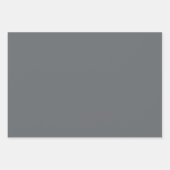 プレインネバダニッケルオールドシルバーグレーシェード3トーン ラッピングペーパーシート (正面)