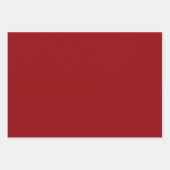 プレインパンチバーンプースマルーンシェード3トーン ラッピングペーパーシート (正面)