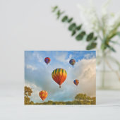 プレインビル・コネチカット 熱気球 ポストカード (スタンド正面)