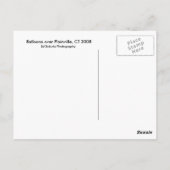 プレインビル・コネチカット 熱気球 ポストカード (裏面)