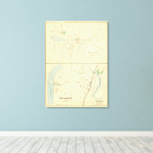 プレインビル、倉庫Pt、ウィンザー キャンバスプリント (インサイチュ (ウッドフロア))