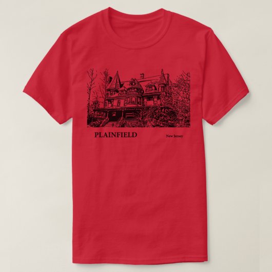 プレインフィールドニュージャージー2 Tシャツ (デザイン正面)