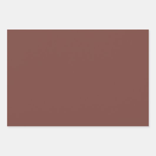 プレインボールバーニングカフェオレイトブラウンシェード3トーン ラッピングペーパーシート (正面)