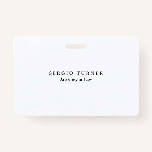 プレインミニマルプロフェッショナル弁護士 バッジ (正面)