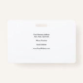 プレインミニマルプロフェッショナル弁護士 バッジ (裏面)