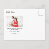 プレインミラクルズレタリングホリデイ妊娠 案内ポストカード (裏面)