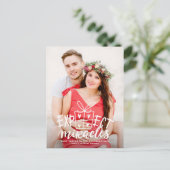 プレインミラクルズレタリングホリデイ妊娠 案内ポストカード (スタンド正面)