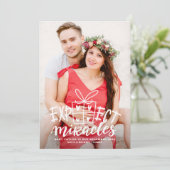 プレインミラクルズレタリングホリデイ妊娠 案内状 (スタンド正面)