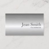 プレインメタルヨガインストラクター名刺 名刺 (正面)