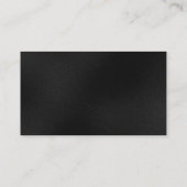 プレインレッドグレー魅力的なチャーム名刺 名刺 (裏面)