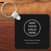 プレインロゴ事業会社企業のプロフェッショナル キーホルダー (正面)