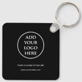 プレインロゴ事業会社企業のプロフェッショナル キーホルダー (裏面)