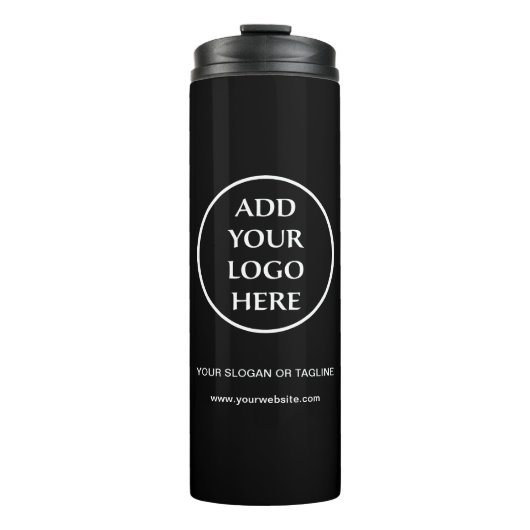 プレインロゴ事業会社企業のプロフェッショナル タンブラー (正面)