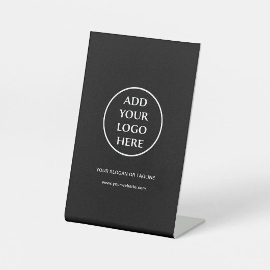 プレインロゴ事業会社企業のプロフェッショナル 台座サイン (正面)