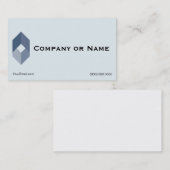 プレインロゴ名刺テンプレートデザイン 名刺 (正面/裏面)