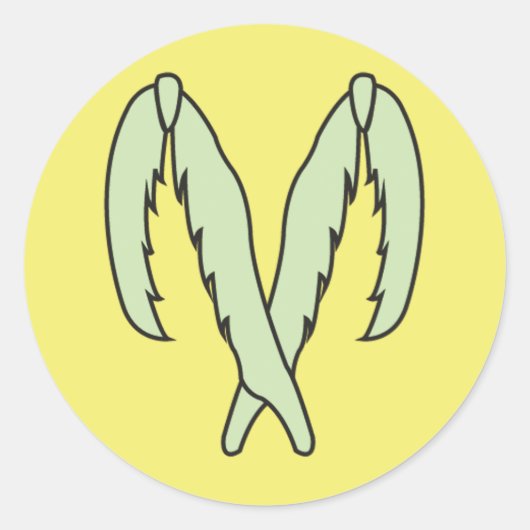 プレイ漫画ロゴシール ラウンドシール (正面)