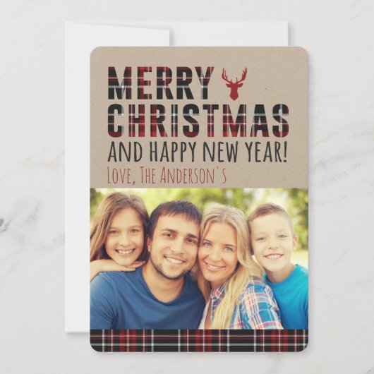 プレイ素朴ドクリスマスカード シーズンカード (正面)