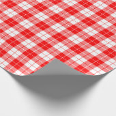 プレイ赤と白ドパターンラッピング紙 ラッピングペーパー (角)