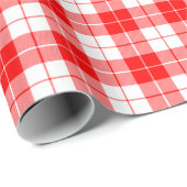 プレイ赤と白ドパターンラッピング紙 ラッピングペーパー (ロールコーナー)