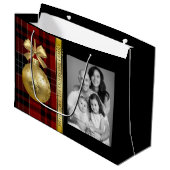 プレエレガントイド(写真付き)クリスマス ラージペーパーバッグ (正面アングル)