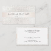 プレエレガントーンクレープ紙フェイクコッパストライプー 名刺 (正面/裏面)