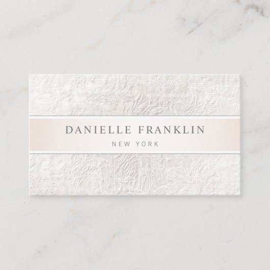 プレエレガントーンクレープ紙フェイクコッパストライプー 名刺 (正面)