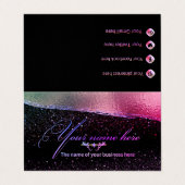 プレガダのパーソナラ数々のイザダカラーコンプルプリナ 名刺 (外部フラット)