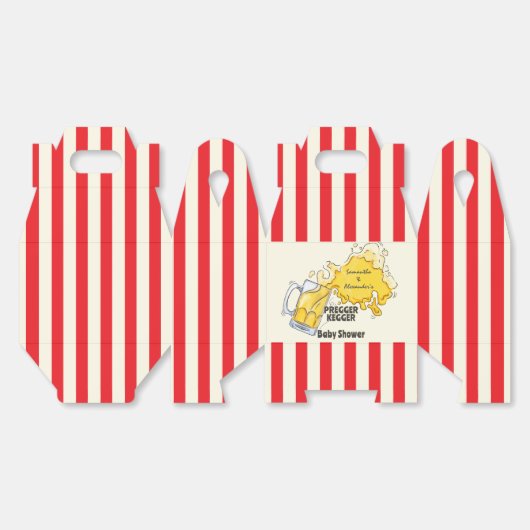 プレガーケガー水カラービール共同EDベビーシャワー フェイバーボックス (見開き)