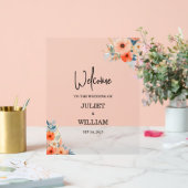 プレキシグラスペルスペックスアクリル結婚ガラス アクリルサイン (ウェディング)