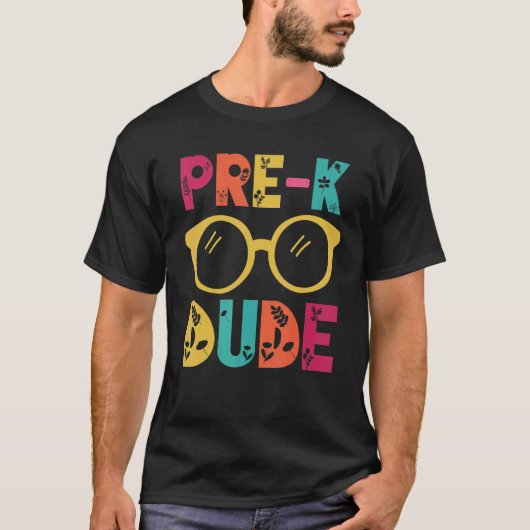 プレクドゥドグラス新学期先生学生 Tシャツ (正面)