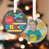 プレクプレスクールKeepsake Chalkboardの写真カラフル オーナメント