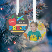 プレクプレスクールKeepsake Chalkboardの写真カラフル オーナメント