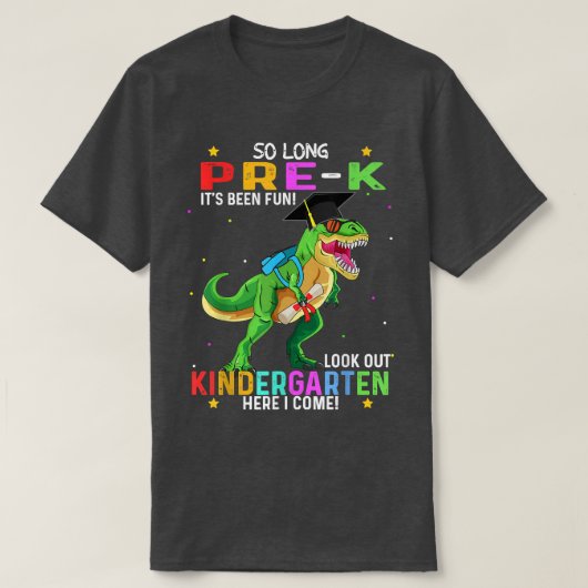 プレク卒業生k卒業生2022恐竜t re tシャツ (デザイン正面)