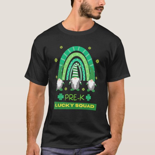 プレグレード分隊レインボー格言ハッピーSt patricksD Tシャツ (正面)