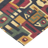 プレコロンビアンデス中央アンデス割りパターンのプリント ショートテーブルランナー (コーナー)