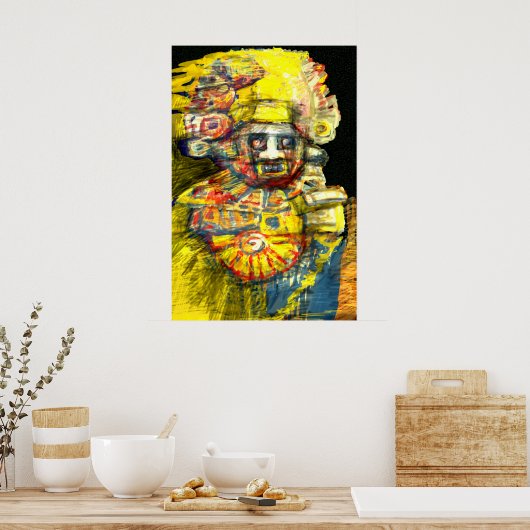 プレコロンブス神 ポスター (キッチン)