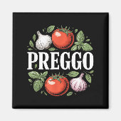 プレゴパスタソース 妊娠発表 面白いプレゼント マグネット (正面)