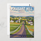 プレザントヒルシェイカービレッジケンタッキートラベル ポストカード (正面/裏面)