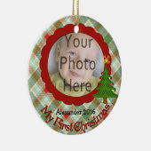 プレザントプレイドベビー初めてのクリスマスオーナメント セラミックオーナメント (右)