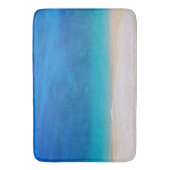 プレザント地中海のビーチ バスマット (正面縦)