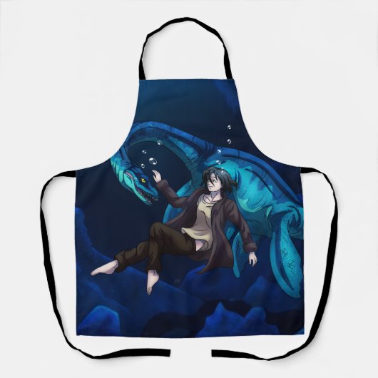 プレシオサウルスで水中 エプロン (正面)