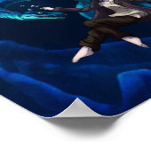 プレシオサウルスで水中 ポスター (角)