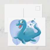 プレシオサウルス ポストカード (正面/裏面)