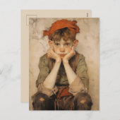 プレシオンクリスマス小妖精や小人2 シーズンポストカード (正面/裏面)