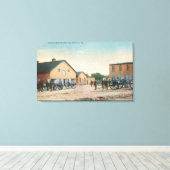 プレシディオでの砲兵訓練の表示 キャンバスプリント (インサイチュ (ウッドフロア))